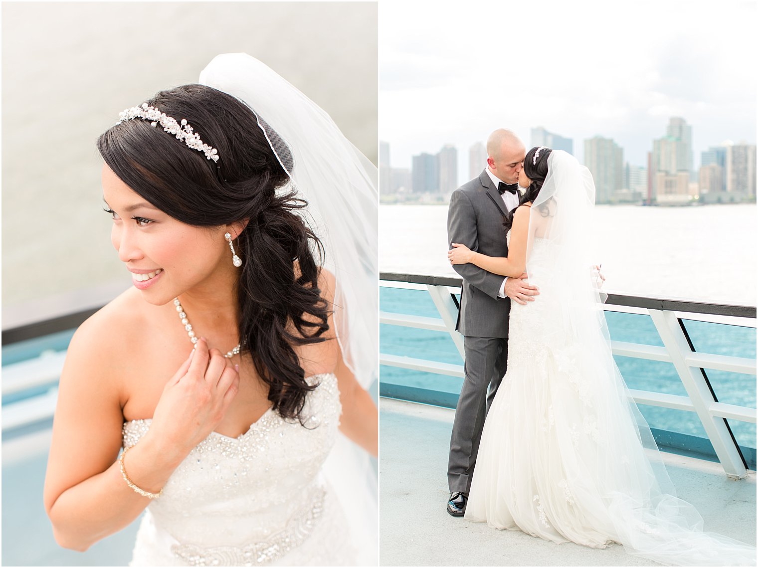NYC Yacht Wedding Photos | | Photo by Idalia Photography