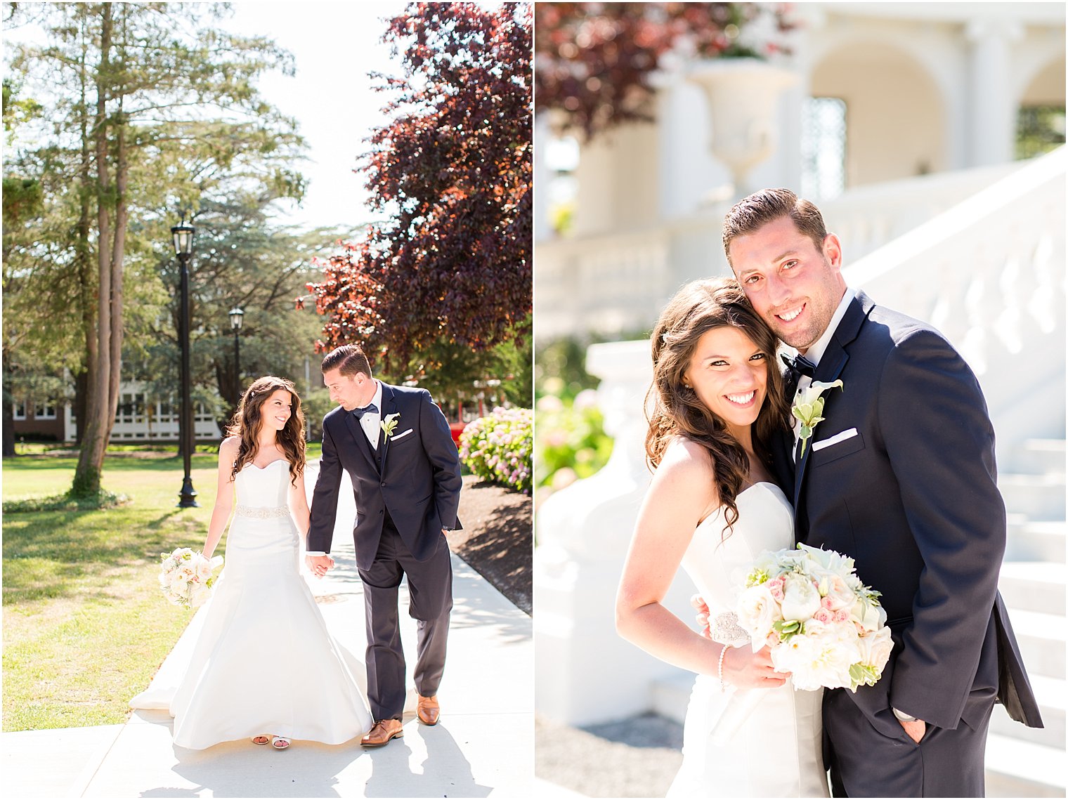 Wedding portraits at Monmouth University Wedding | Photo by Idalia Photography