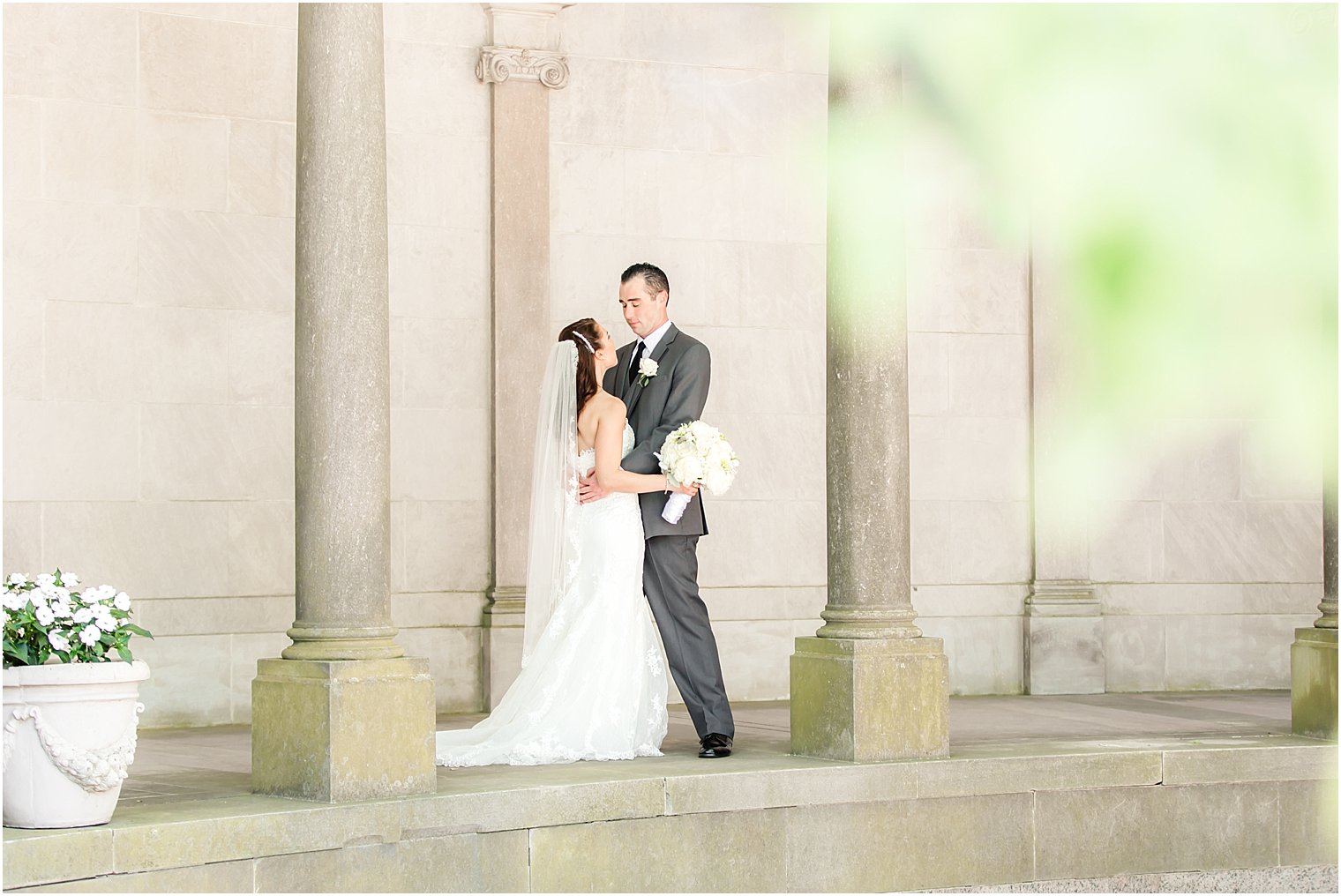 Wedding photo at Monmouth University | Idalia Photography