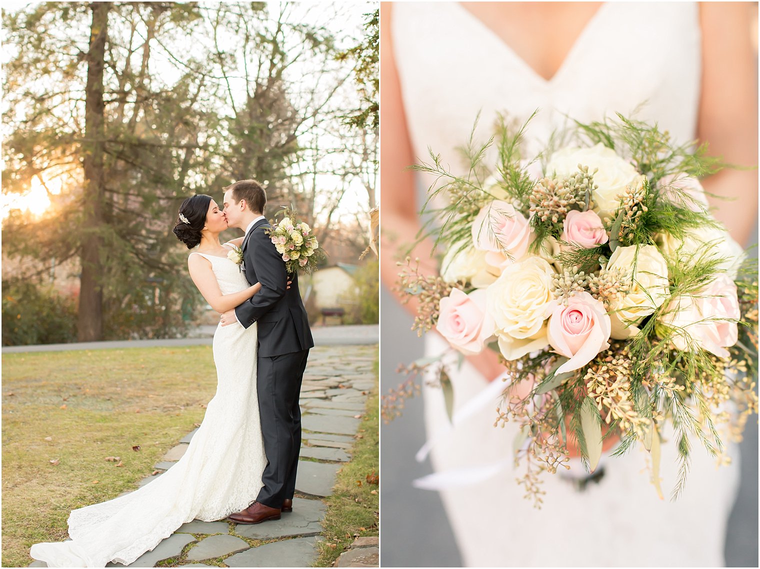 Wedding photos at The French Manor in Poconos, PA | Photo by Idalia Photography