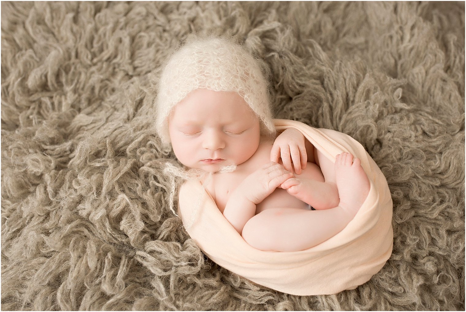 Knit hat with fine Italian mohair