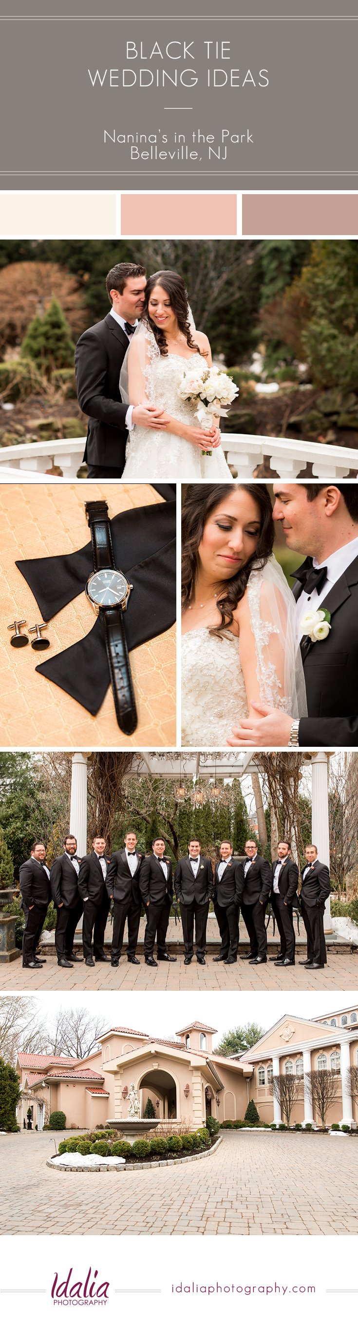 Black Tie Wedding at Nanina's in the Park | Idalia Photography