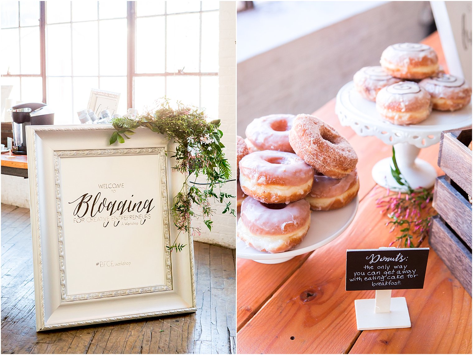 Doughnuts from Montclair Bread Co. | Blogging for Creative Entrepreneurs Workshop