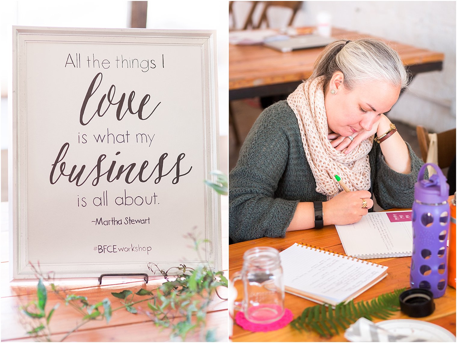"All the things I love is what my business is all about."