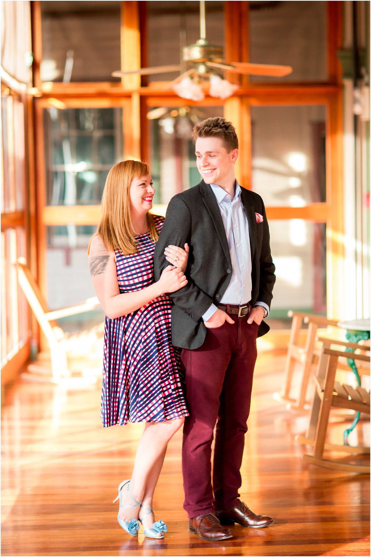 Cute couple during anniversary photos