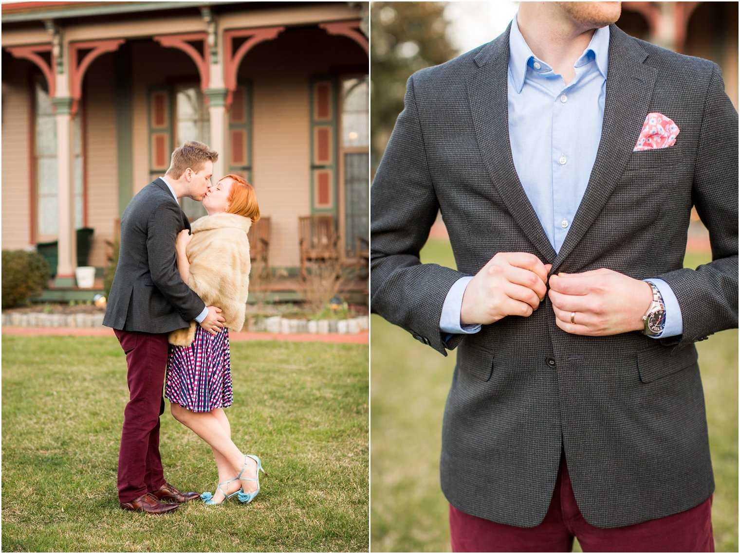 Outfit ideas for couple's portrait session