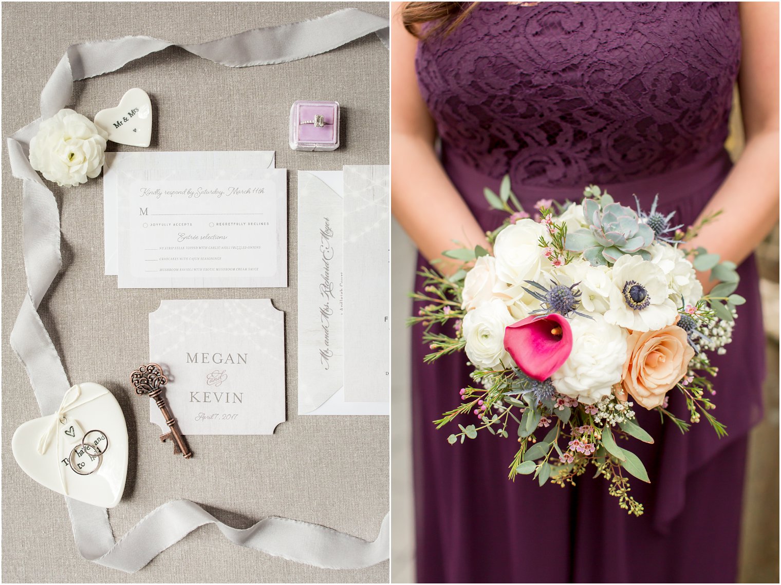 Wedding day details for Holly Hedge Estate Wedding