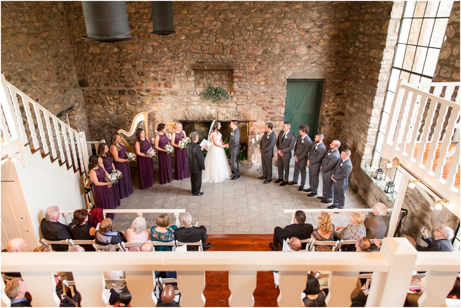 Wedding ceremony at Holly Hedge Estate in New Hope PA by PA Wedding Photographers Idalia Photography