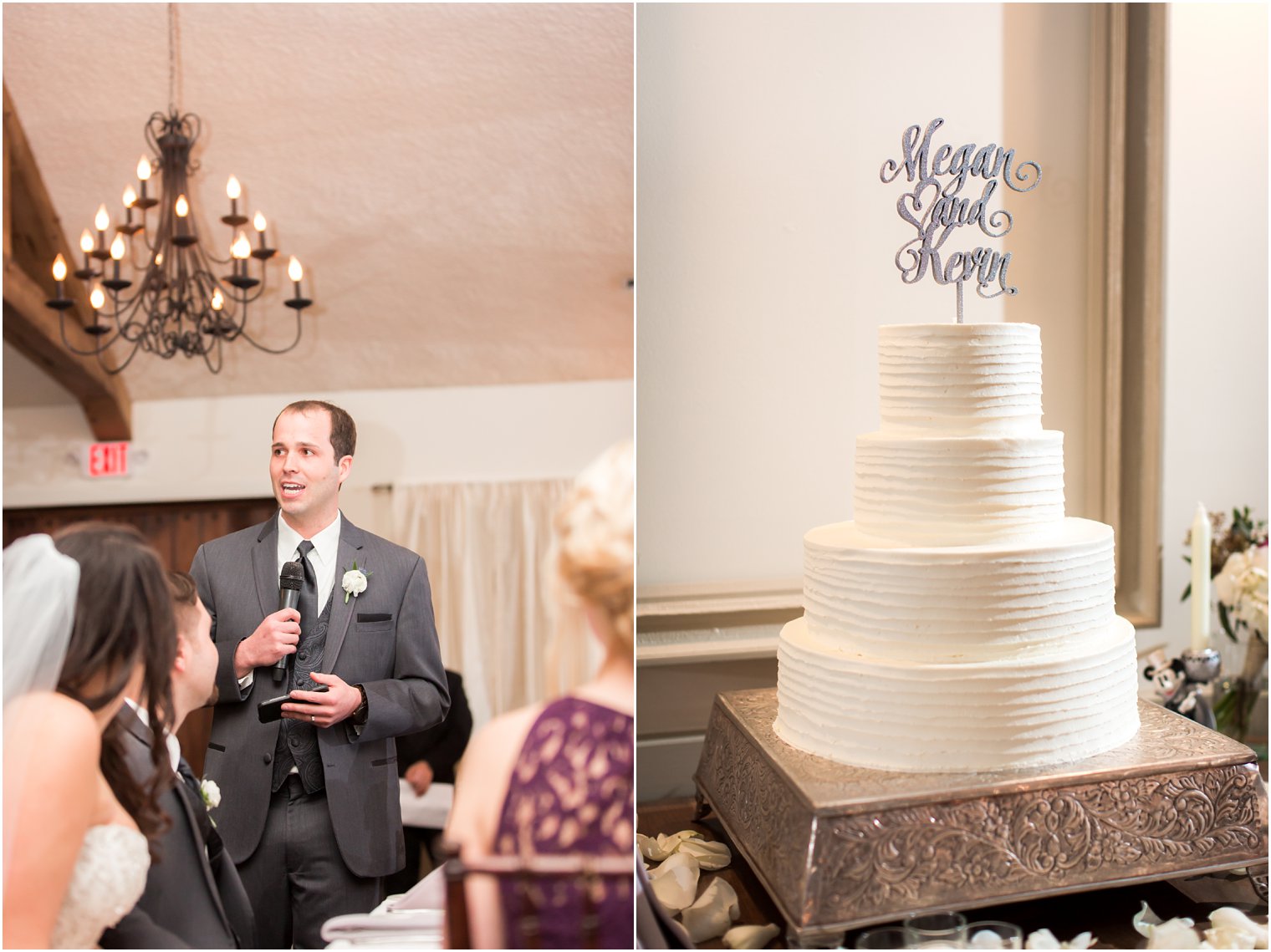 Simple White Wedding Cake by Holly Hedge Estate | Photo by PA Wedding Photographers Idalia Photography
