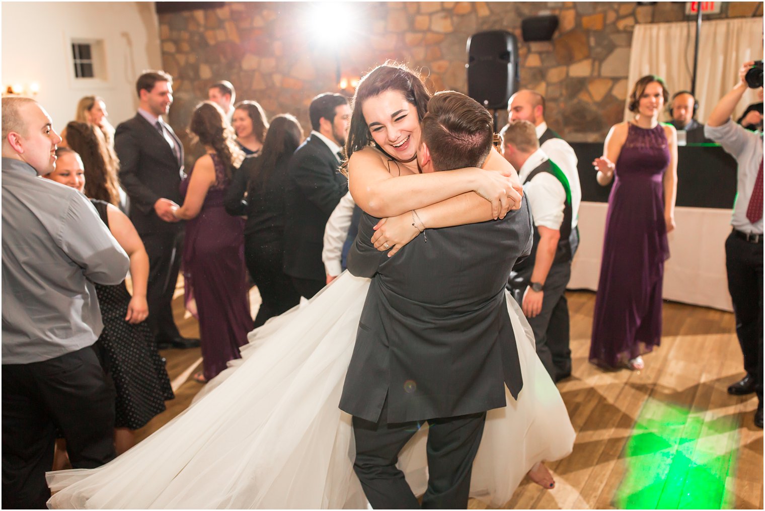 Bride and groom on the dance floor | Music by Encore Entertainment | Photo by PA Wedding Photographers Idalia Photography