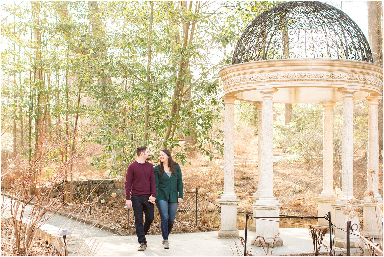 Engagement Session at Longwood Gardens | Photo by Idalia Photography