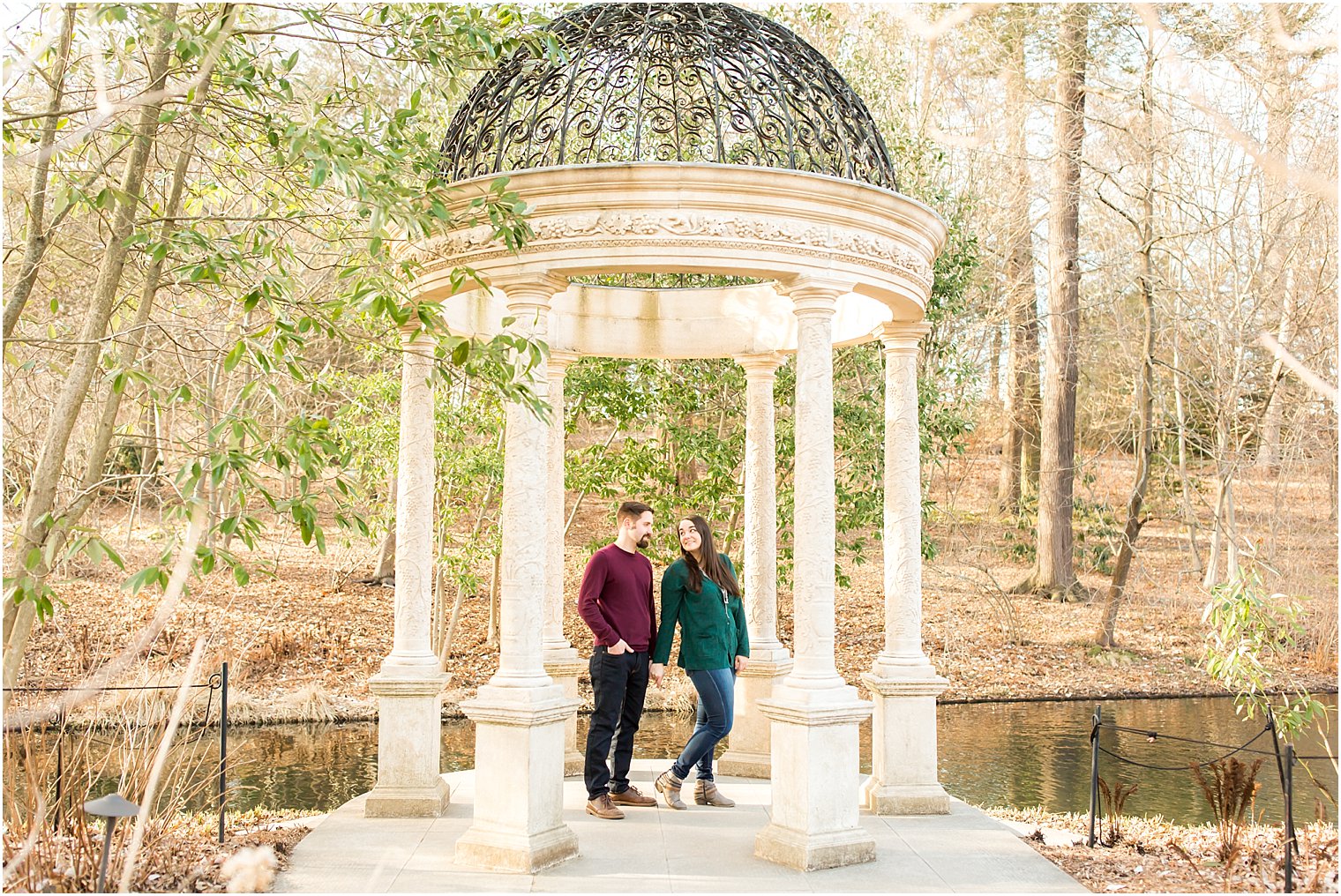 Longwood Gardens Engagement | Photo by Idalia Photography