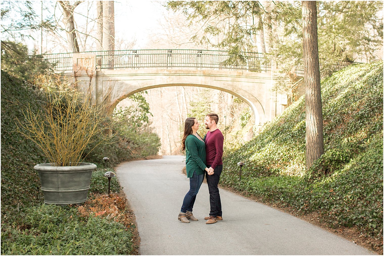 Couple dancing by the bridge | Photo by Idalia Photography