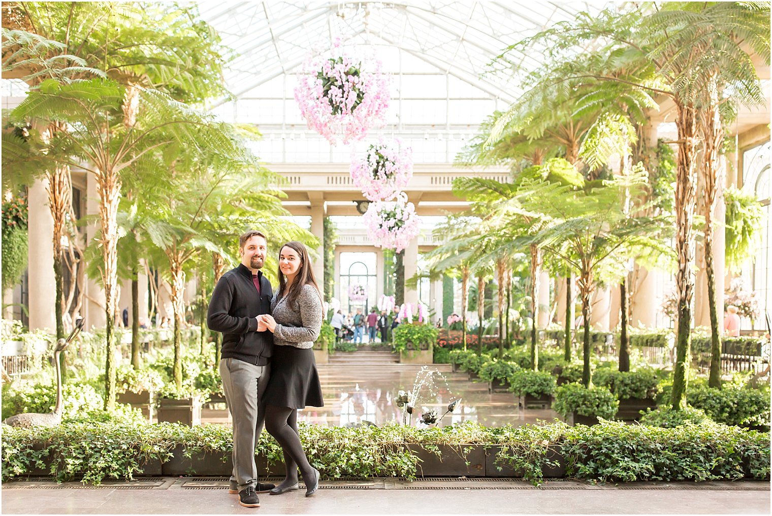 Longwood Gardens engagement session | Photo by Idalia Photography