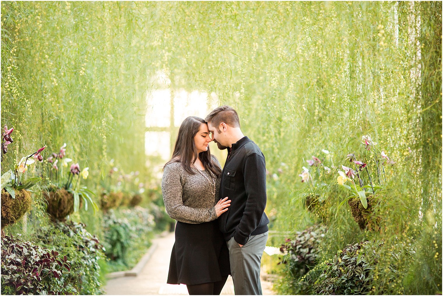 Romantic posing for engaged couples | Photo by Idalia Photography