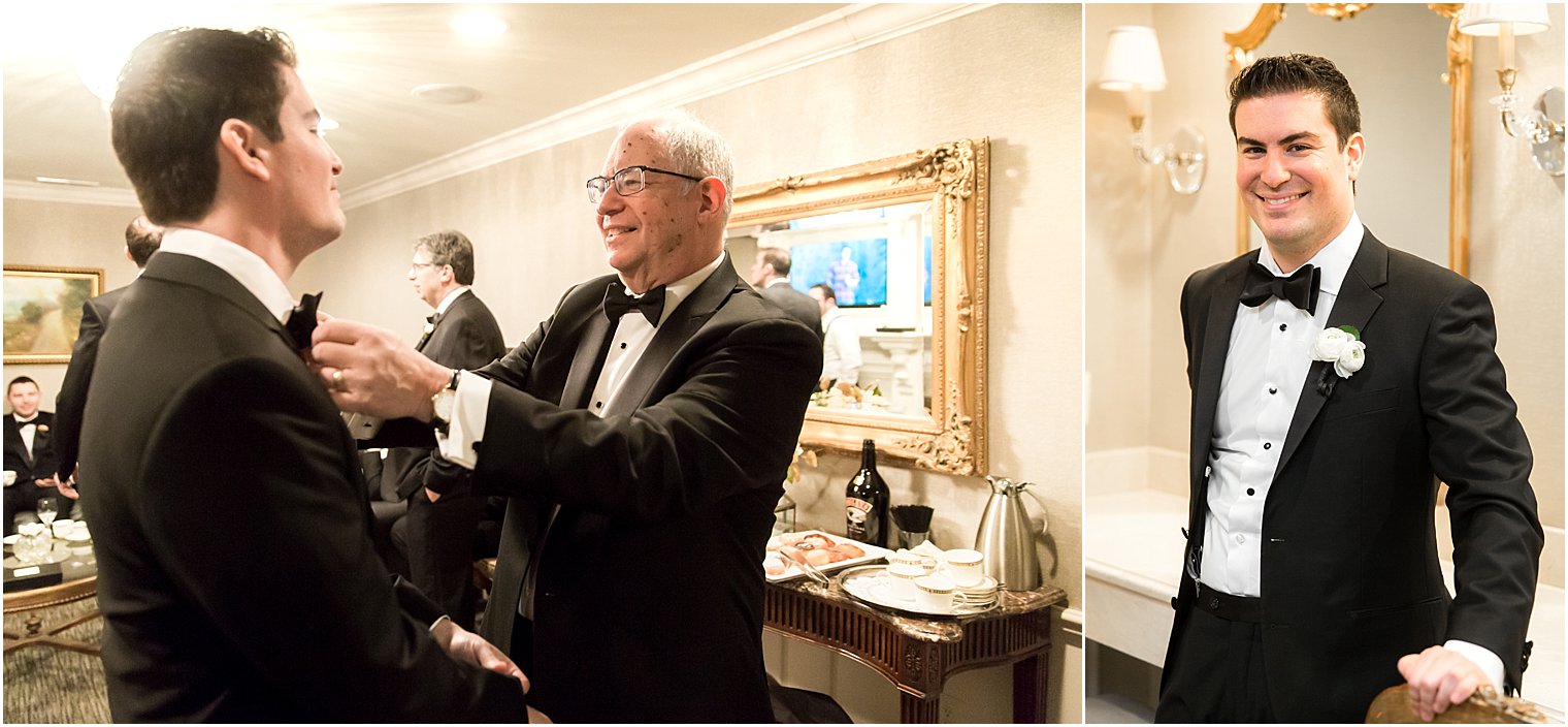 Groom getting ready at Nanina's in the Park | Photo by Idalia Photography