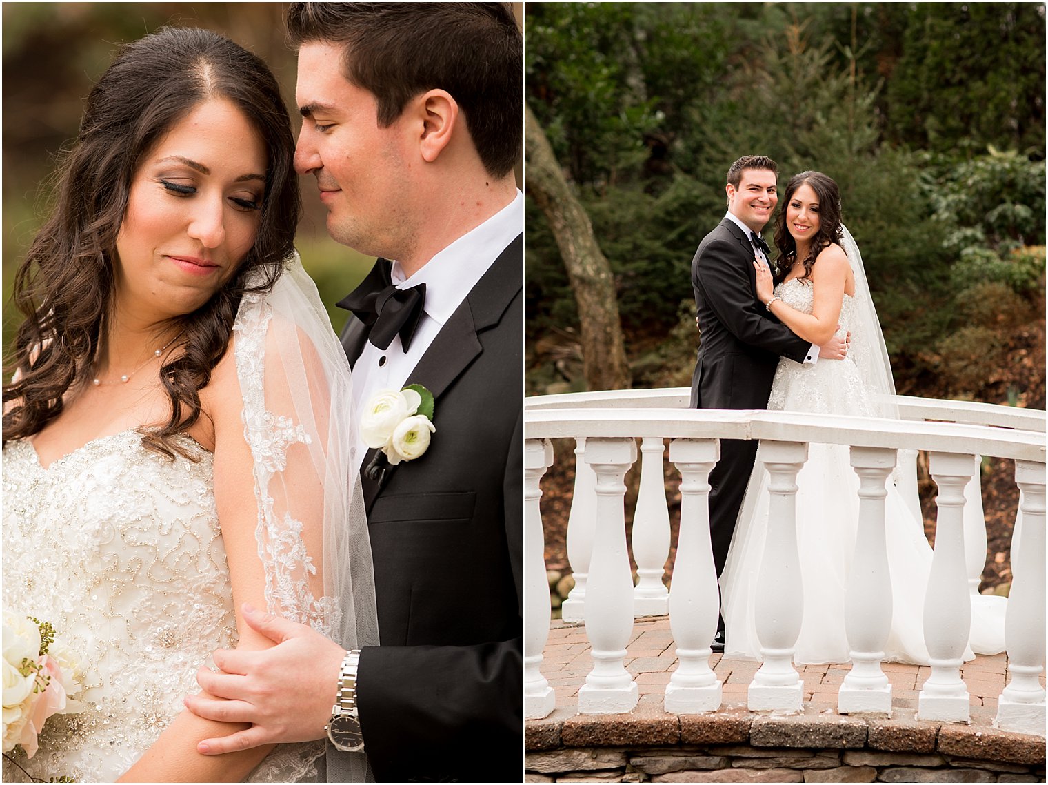 Romantic bride and groom photo at Nanina's in the Park | Photo by Idalia Photography