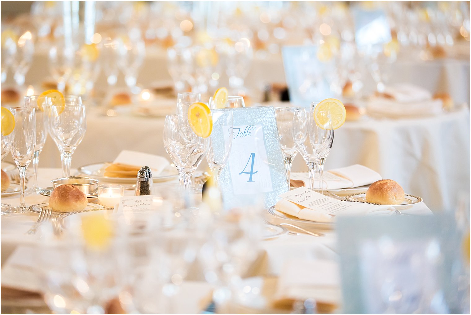 Table number idea for classic wedding | Photo by Idalia Photography