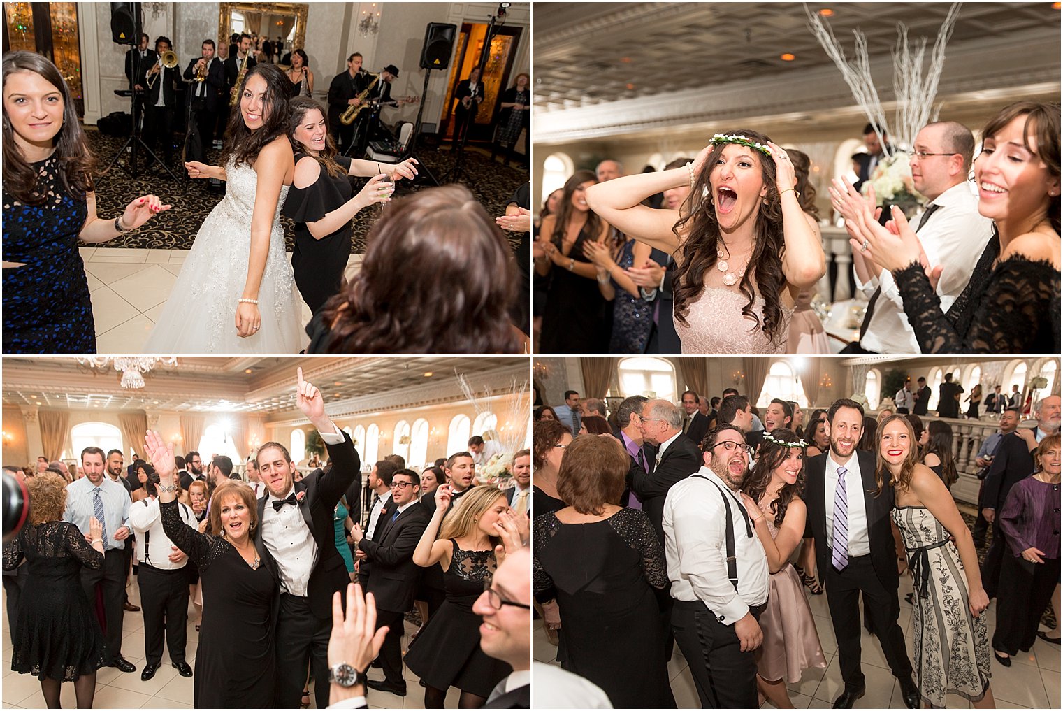 Reception dancing to Silver Arrow Band | Photo by Idalia Photography