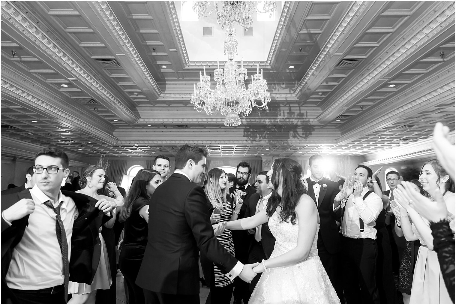 Reception dancing to Silver Arrow Band | Photo by Idalia Photography