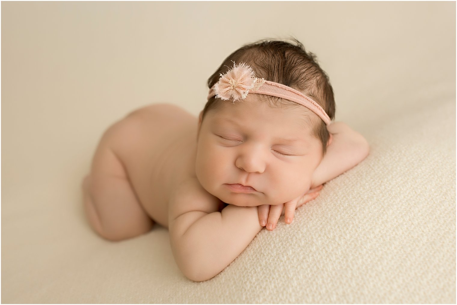 Newborn girl classic and timeless headband