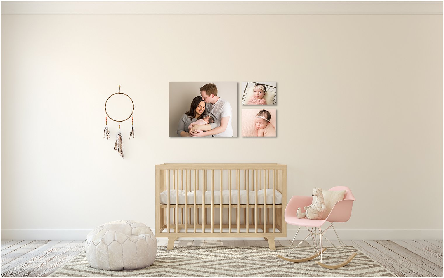 Tres Chic Canvas Grouping | Wall Art Inspiration by Idalia Photography