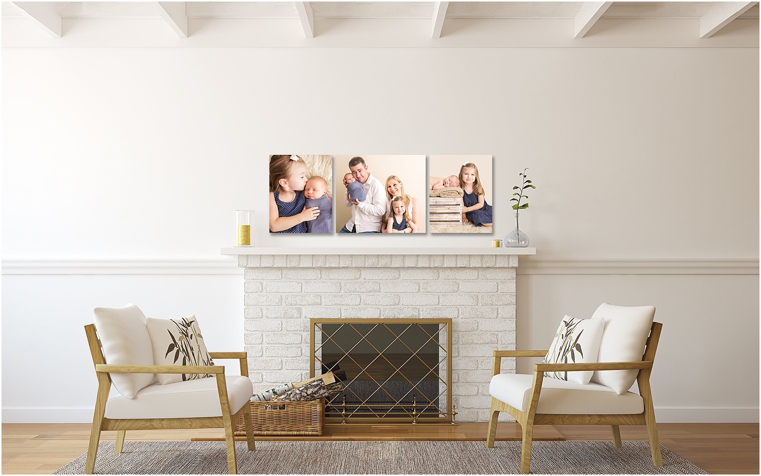 Trilogy Canvas Grouping | Wall Art Inspiration by Idalia Photography