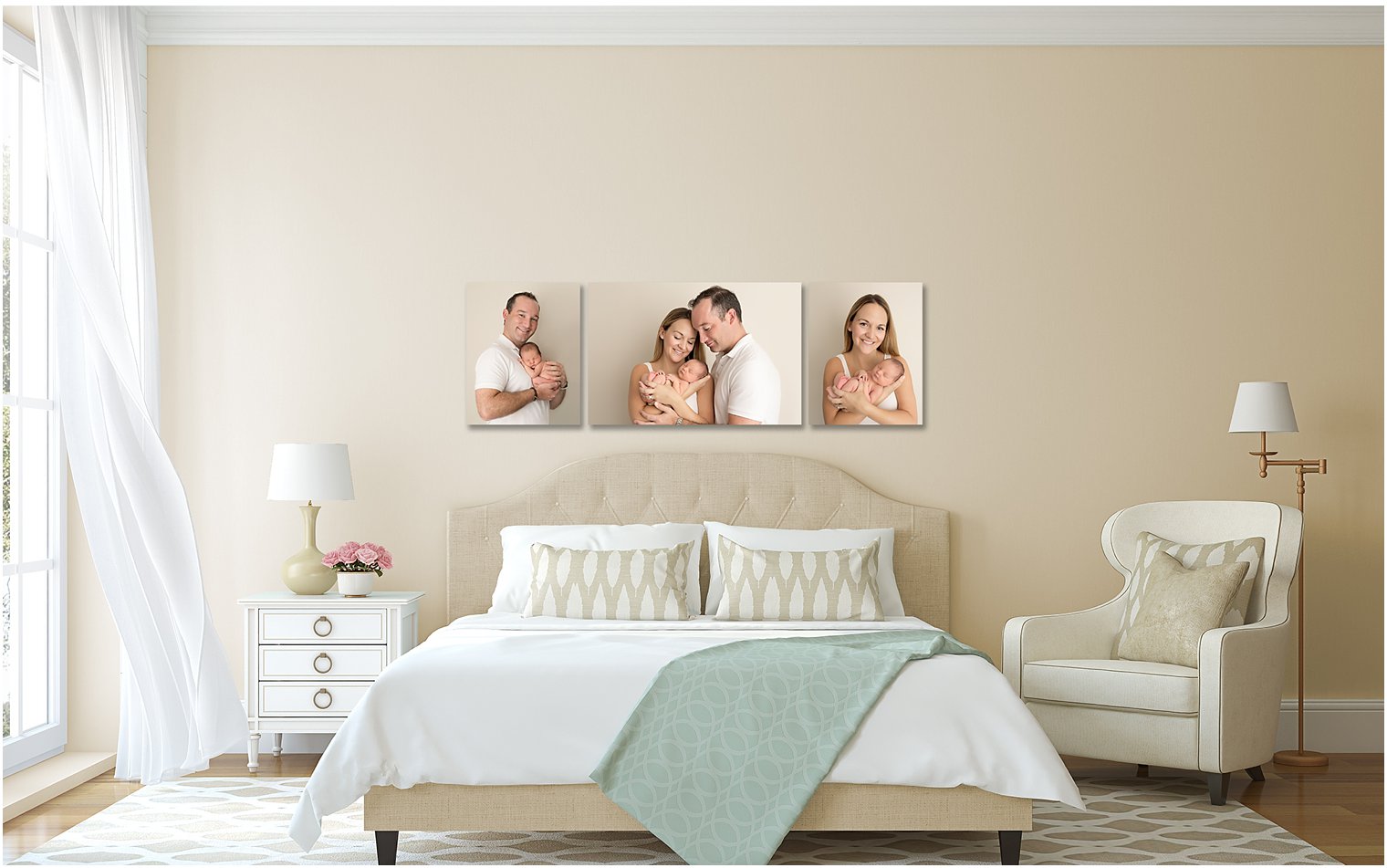 Trilogy Canvas Grouping | Wall Art Inspiration by Idalia Photography