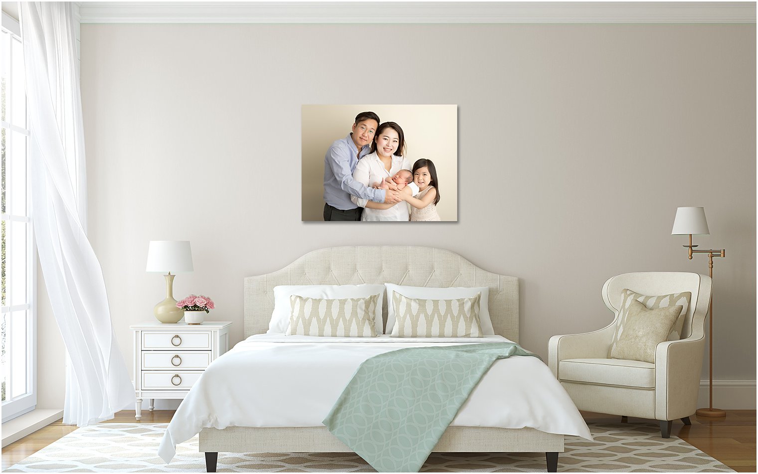 Canvas single of family | Wall Art Inspiration by Idalia Photography