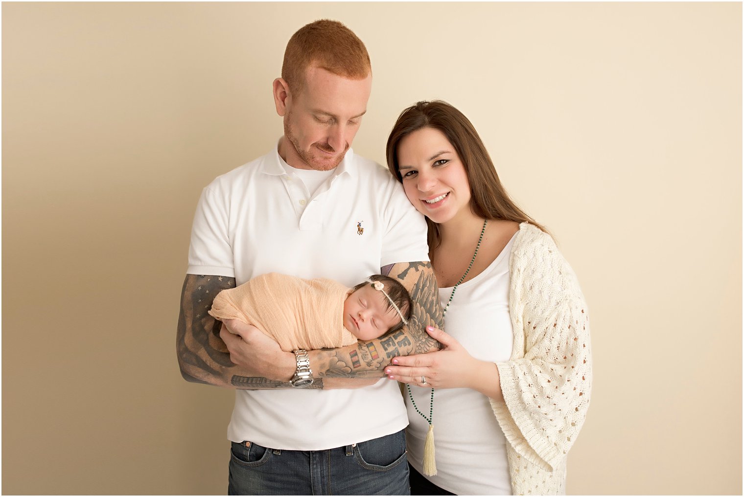 Sweet family with baby girl | Photos by Idalia Photography