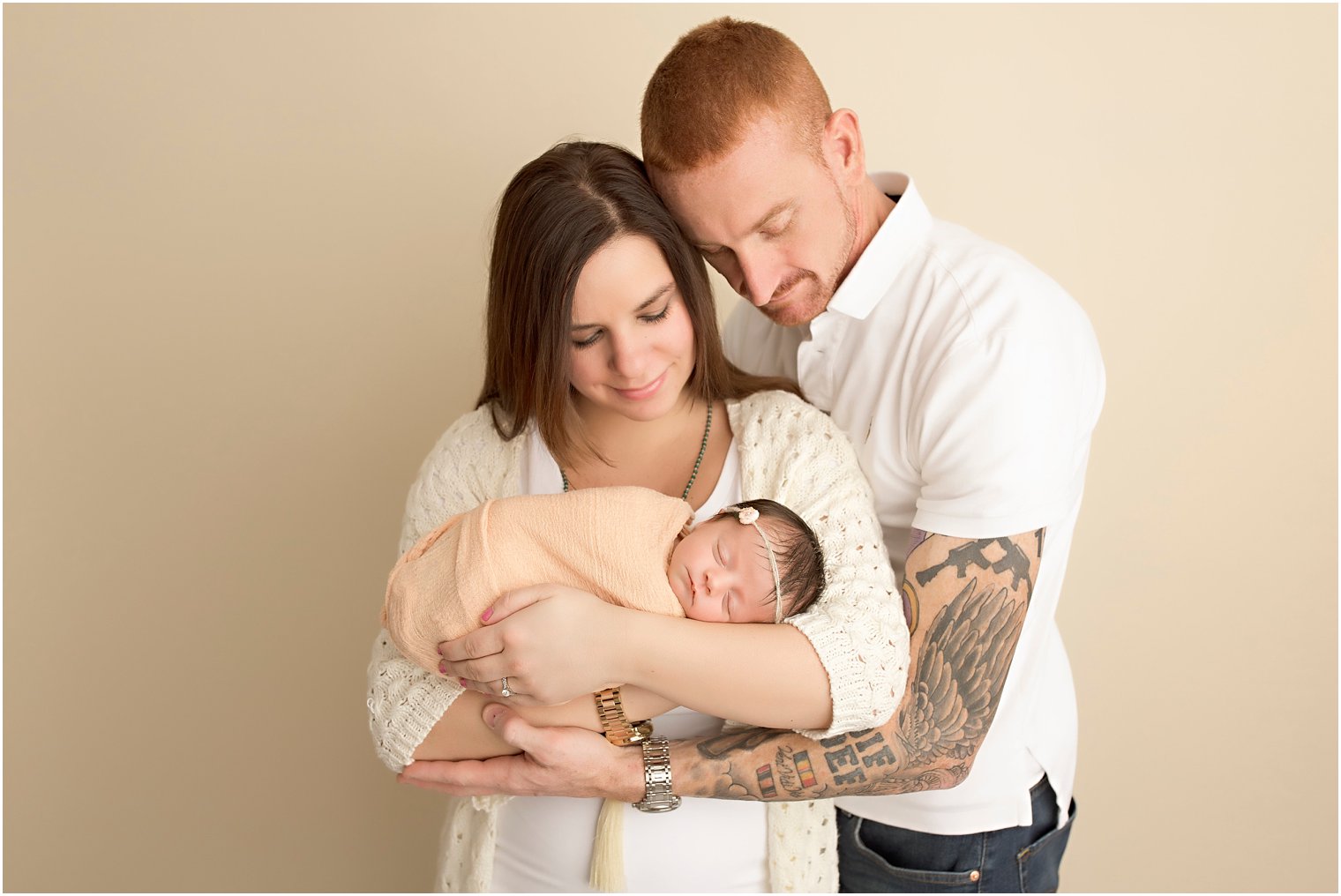 Parents with new baby girl | Photos by Idalia Photography
