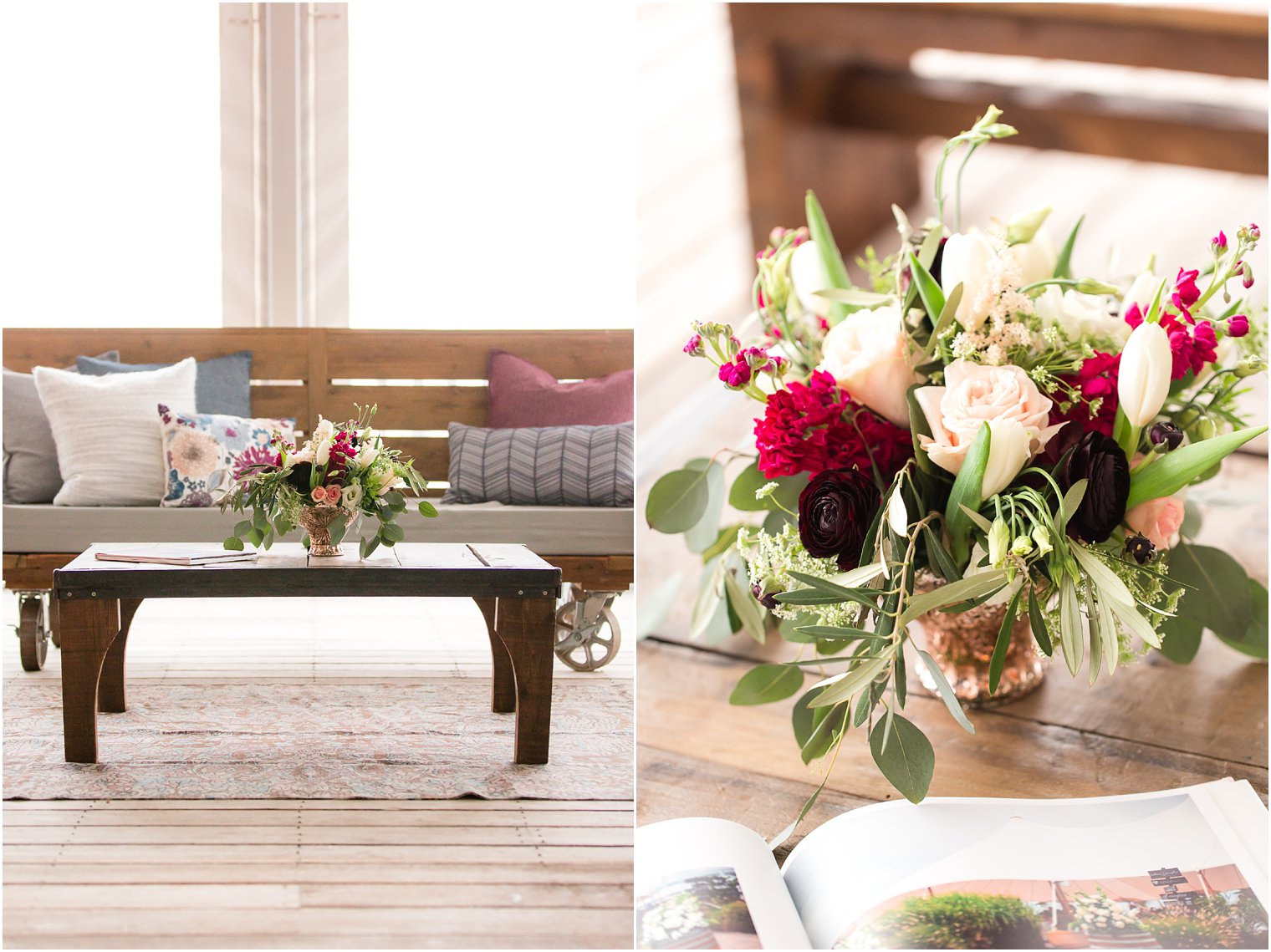 Reclaimed Wood Sofa | Rustic Drift | Photos by Idalia Photography