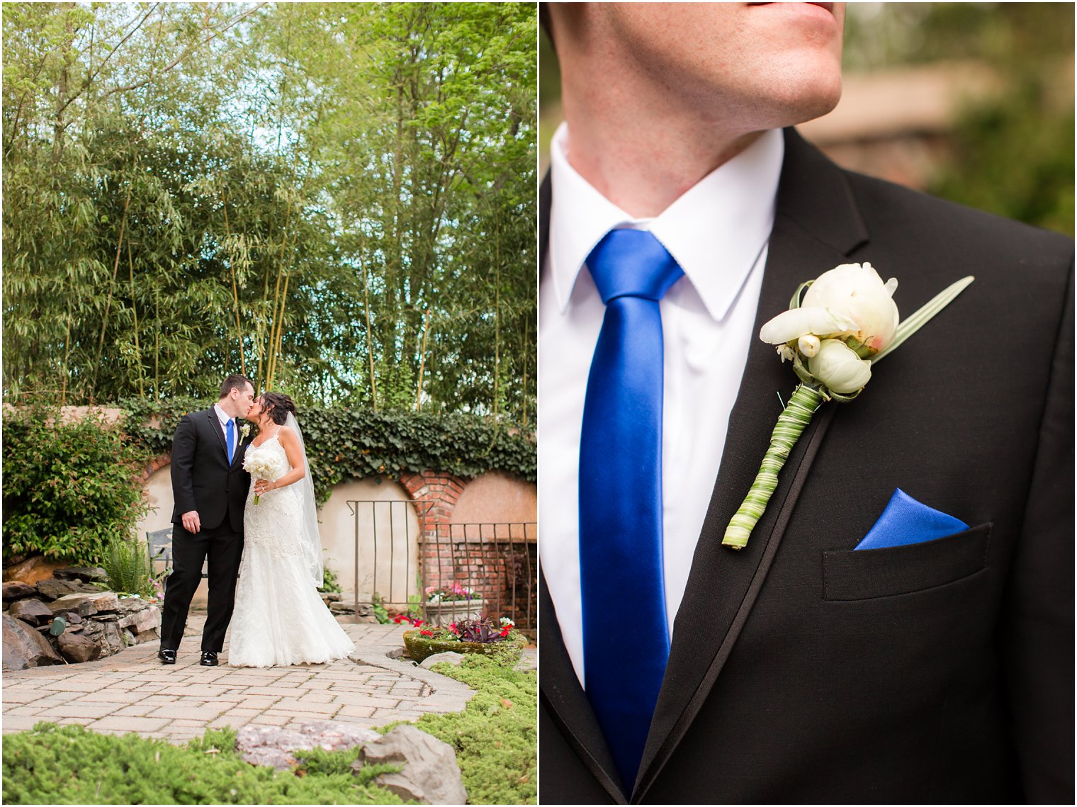 Boutonniere with white florals