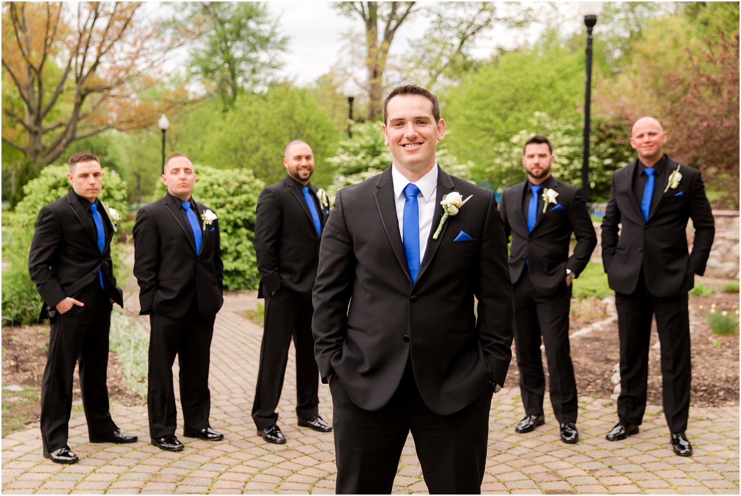 Groom and groomsman photo