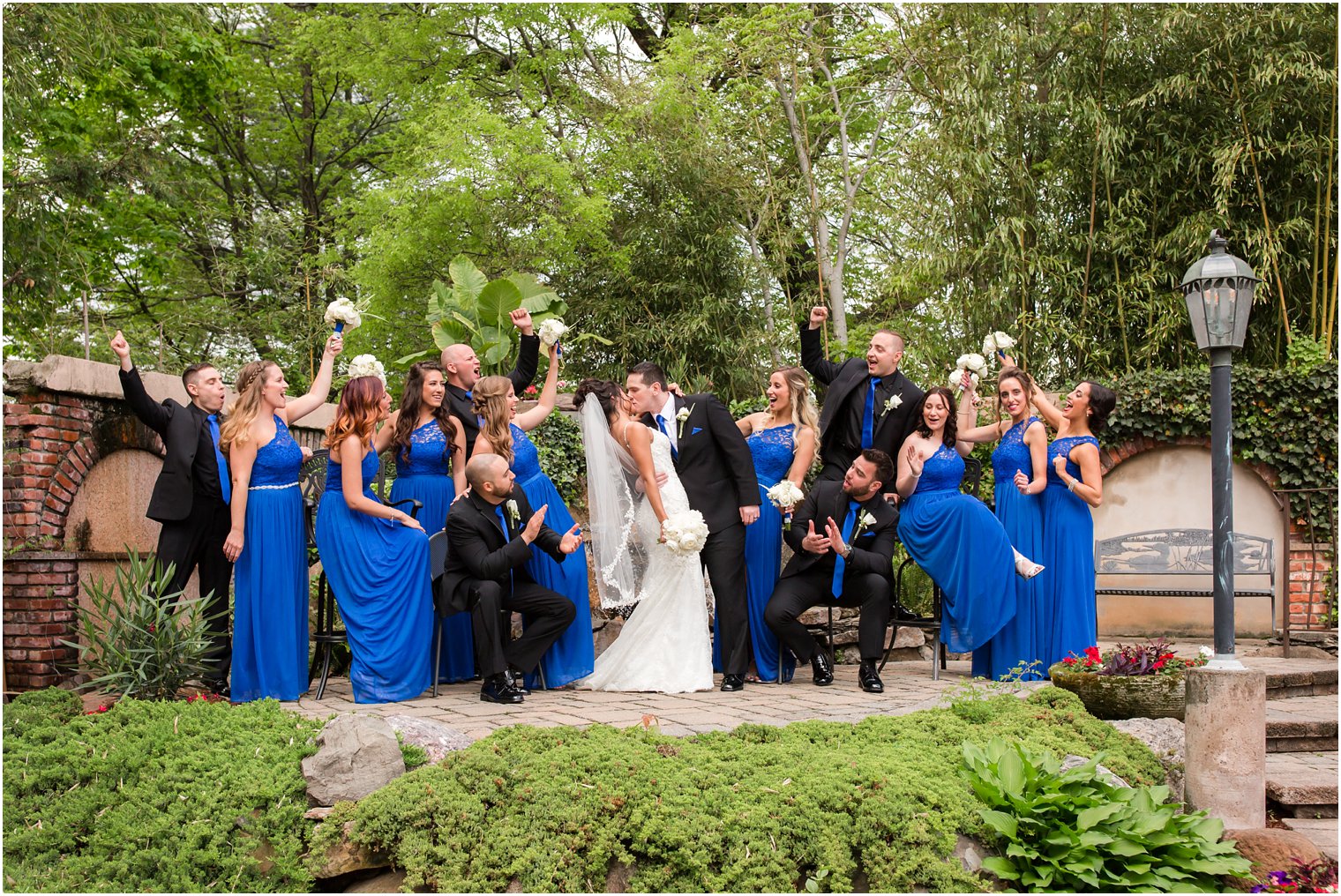 Fun bridal party photo