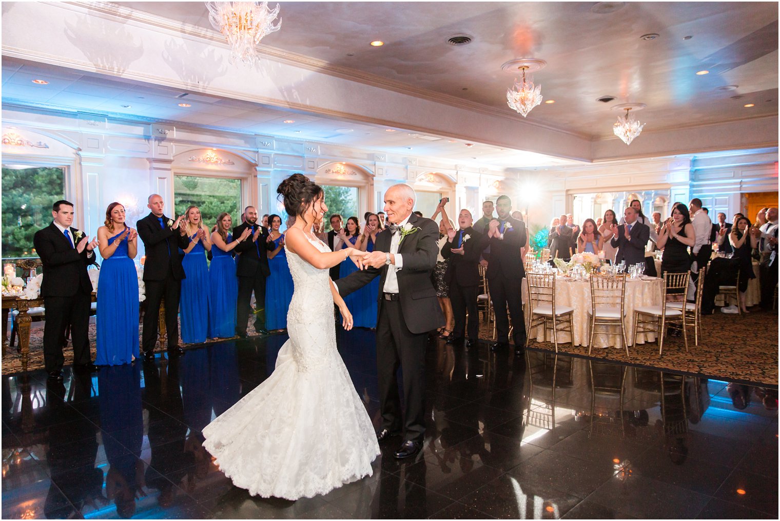 Father and daughter dance at il Tulipano