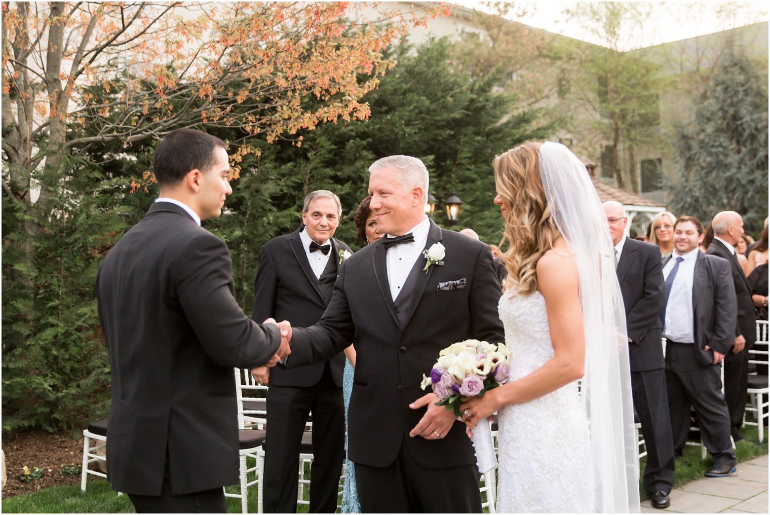 Father of the bride giving away his daughter | Photos by Idalia Photography