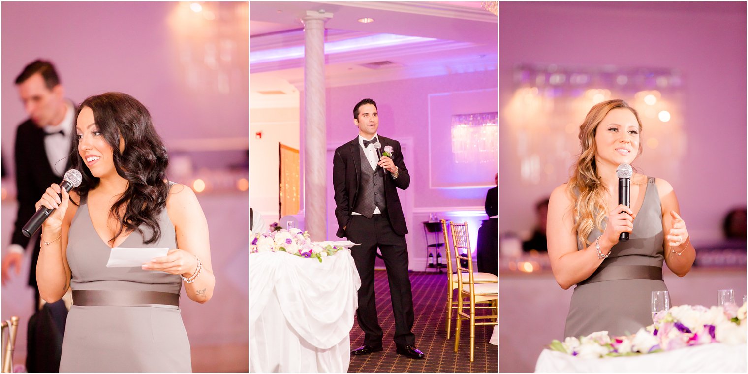 Toasts at Wilshire Grand Hotel Wedding | Photos by Idalia Photography