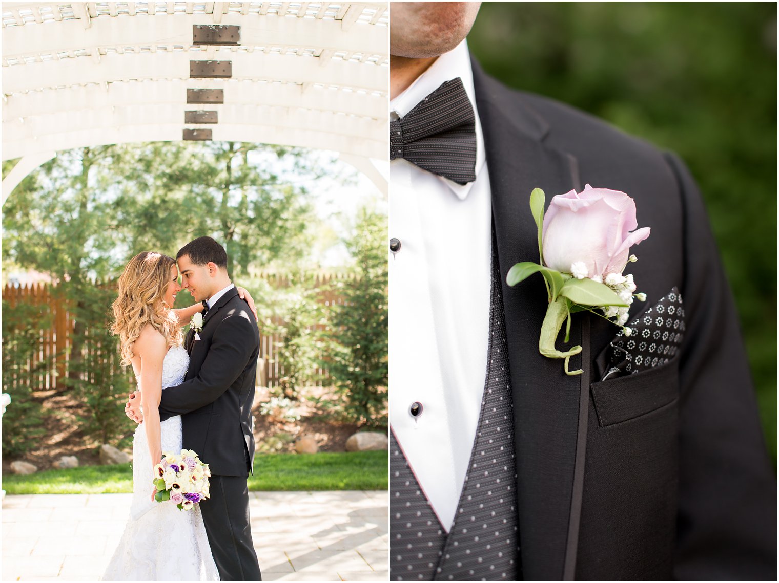 Purple boutonniere by Flowers by Connie | Photos by Idalia Photography