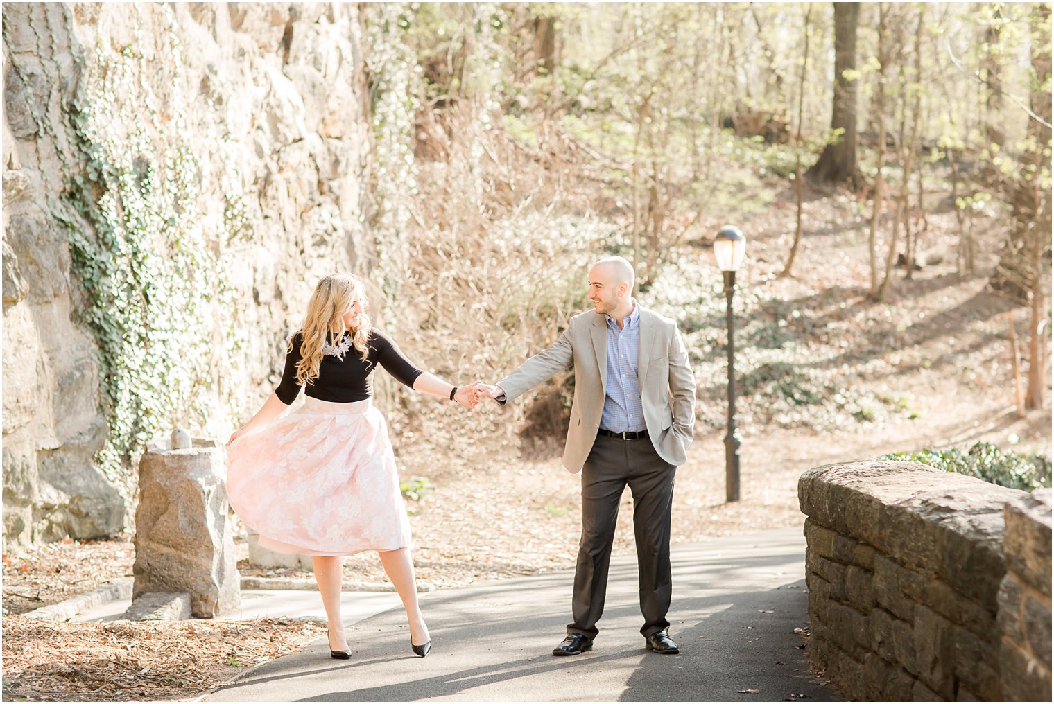 Fort Tryon Park Engagement Photos