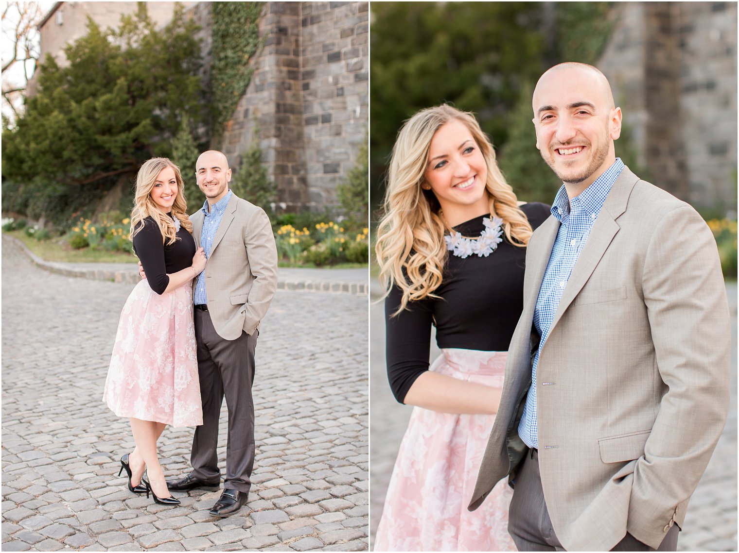 Classic posing for NYC Engagement Session