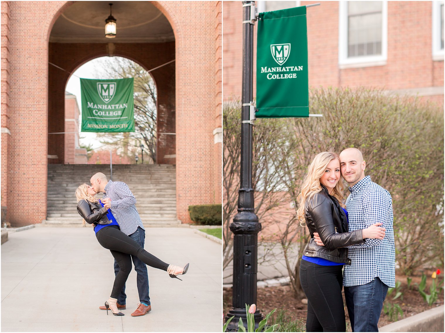 Manhattan College engagement photos