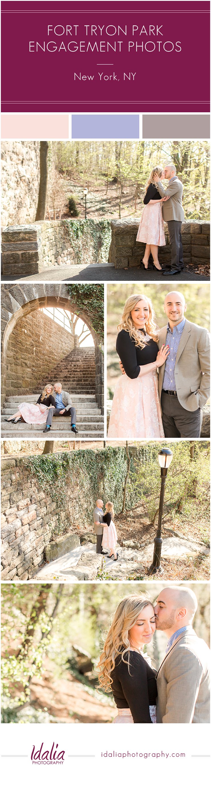 Fort Tryon Park Engagement Photos | NYC Engagement