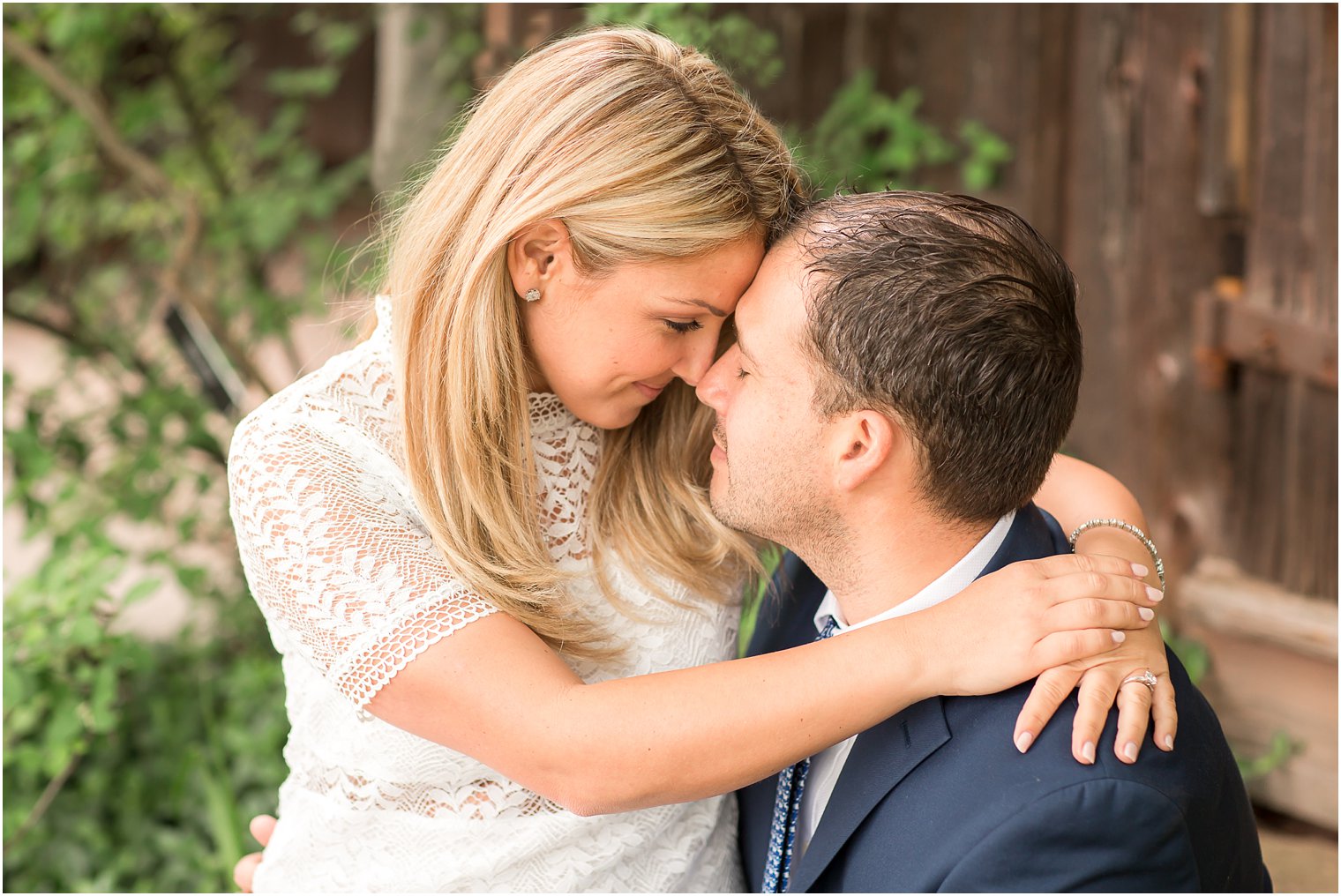 Intimate portrait of bride and groom | Photo by Idalia Photography