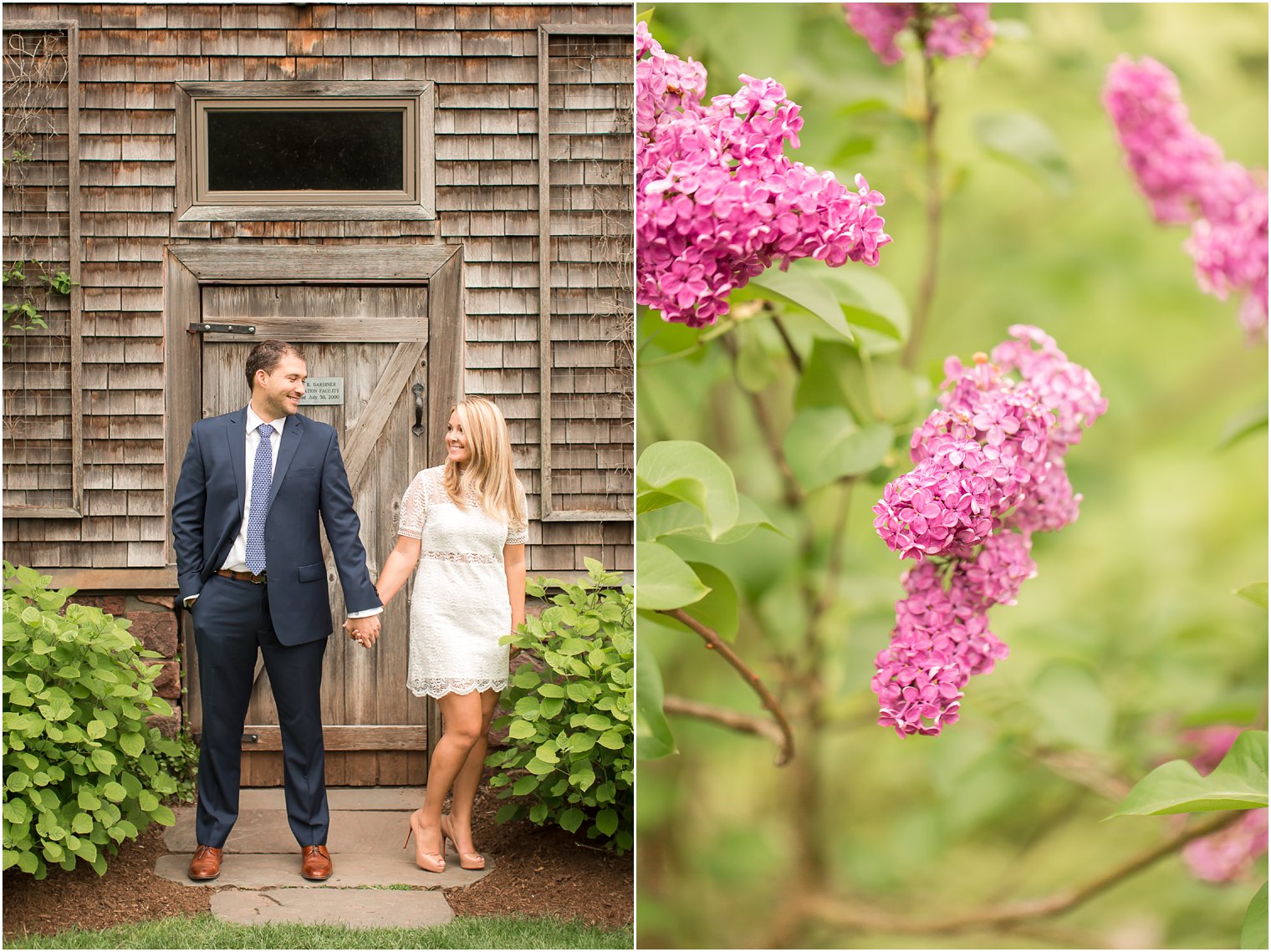 Engagement photo in the spring | Photo by Idalia Photography