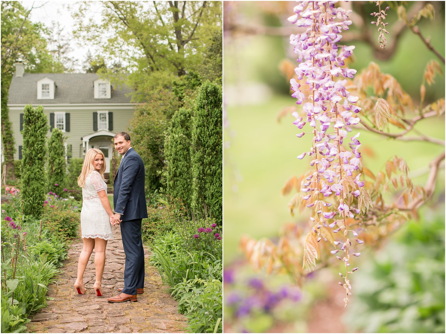 Spring NJ engagement photo location | Photo by Idalia Photography