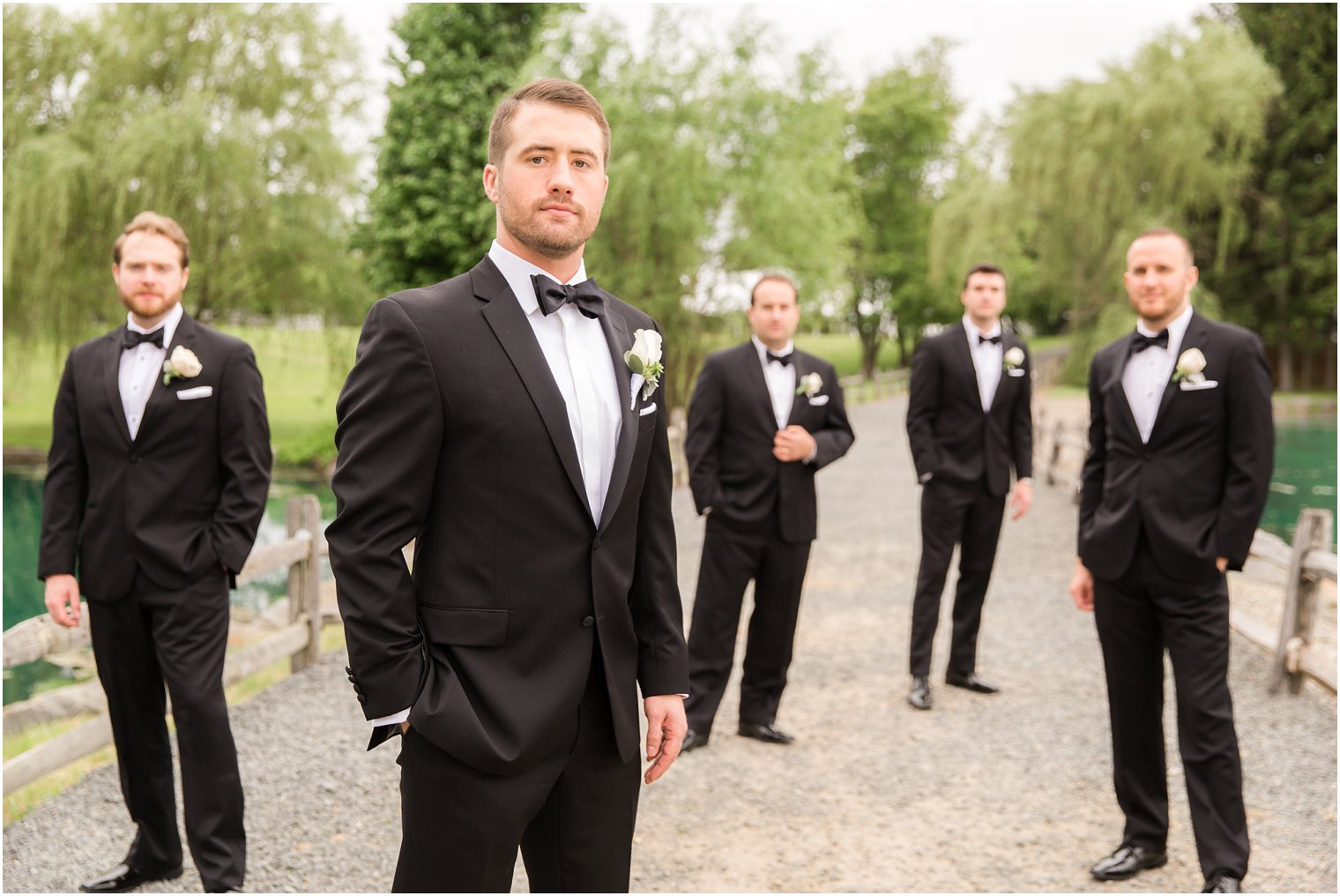 Groomsmen photo | Vera Wang BLACK | Photos by Idalia Photography