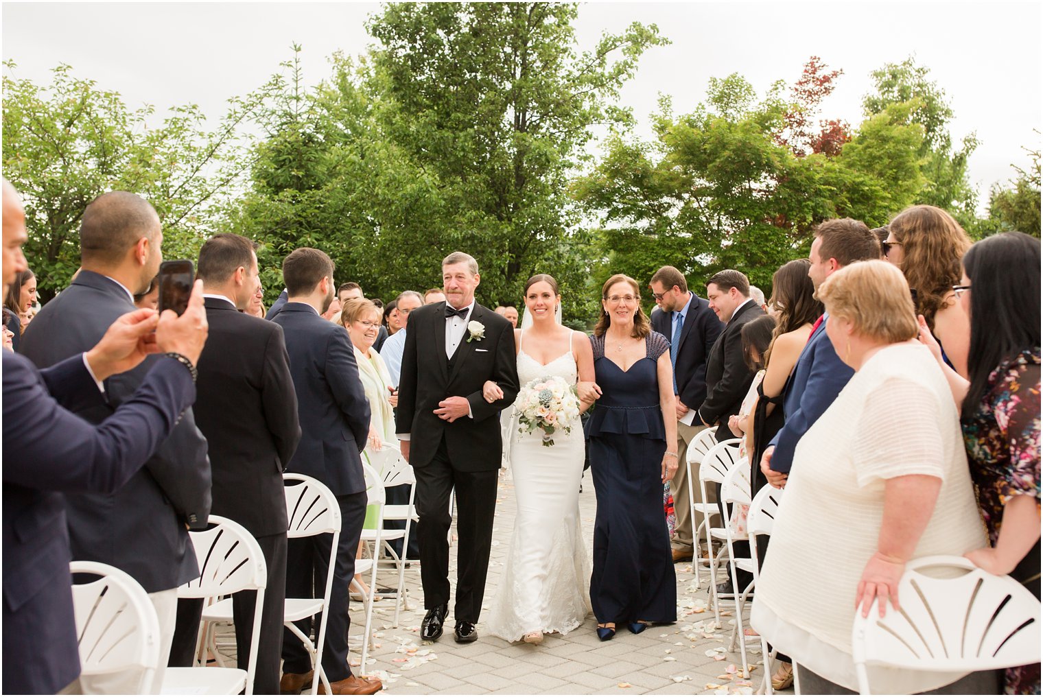 Processional photo at Windows on the Water at Frogbridge | Photos by Idalia Photography