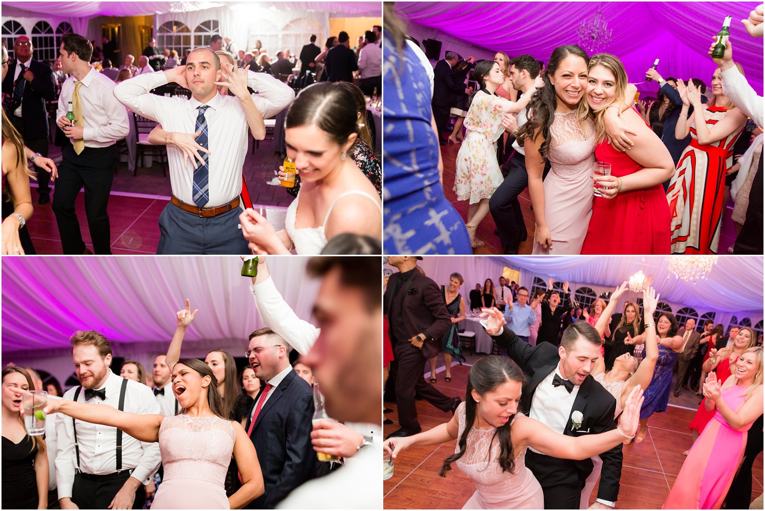 Reception dancing fun at Windows on the Water Wedding | Photos by Idalia Photography