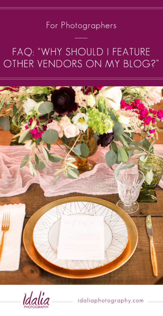 FAQ: Why Should I Feature Other Vendors on My Blog?